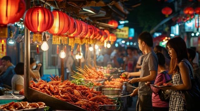 暑假期间，带上您的家人，在深圳非常值得去的集小吃，美食，娱乐汇集一体的夜市