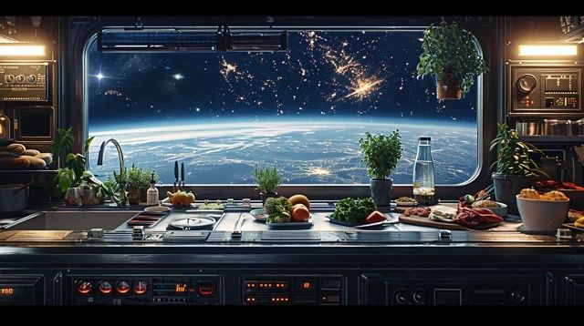 星际之旅的餐桌：2050年火星上的饮食革命想象