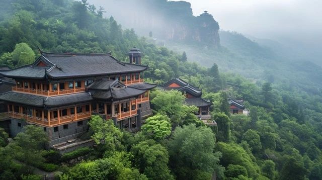 探秘中国佛教圣境：山西五台山寺庙之旅，体验千年工艺与禅意文化