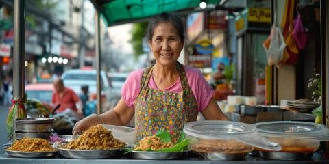 西双版纳美食一条街