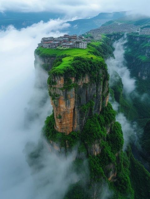 无人机航拍西江千户苗寨绝美夜景，学会这三个角度，你也能出大片！