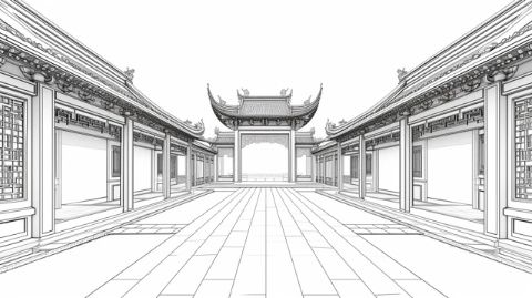 寺庙建筑布局小常识(中国寺庙布局常识)