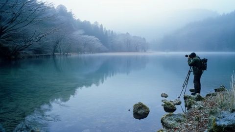 实拍宁夏著名景区六盘山国家森林公园雪后美景