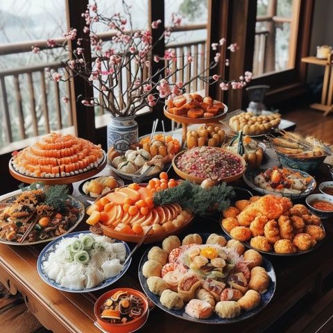 禅意斋饭素食：融合佛教文化的新甫山特色美食体验