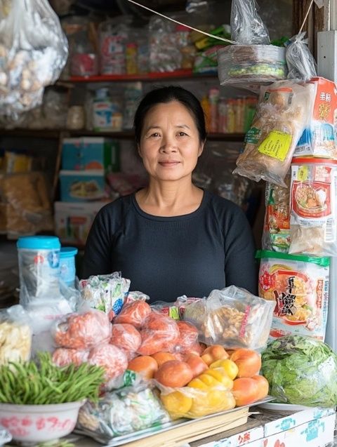 大连女子品尝特色小吃牛杂，请求店家烹饪更软烂可口