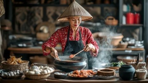 广西的乡野美食丰富多样，充满了浓郁的地方特色和民族风情,在广西