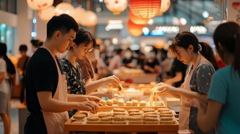 表参道商店街：成田机场附近的美食与传统风情之旅