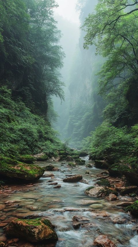 武陵山大裂谷游记:雨天美景与精彩舞蹈