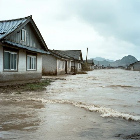 云南开远突发大暴雨