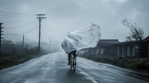 云南开远突发大暴雨