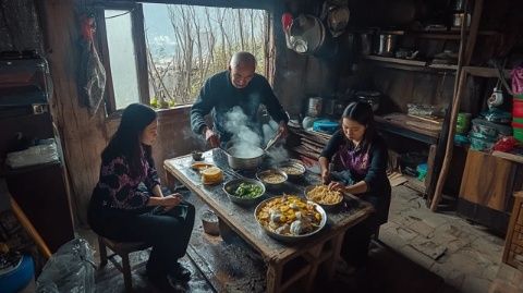 探索南昆山美食之旅：龙门爱琴民宿旁的食道部落，竹筒饭与烤全羊的美味邂逅！