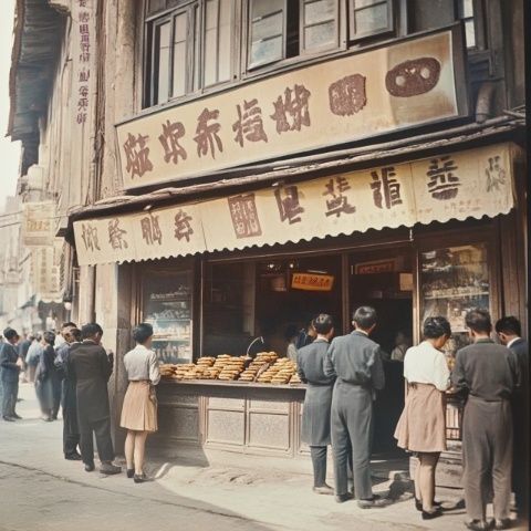 最近，在上海长乐路花园饭店附近的一家拥有26年历史的小吃店里