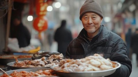 黑龙江美食探秘：哈尔滨红专街早市与龙塔旋转餐厅盛宴