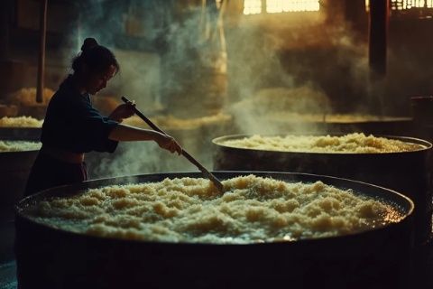 海南省文昌市铺前镇传统名小吃：糟粕醋的独特制作工艺及美味传说