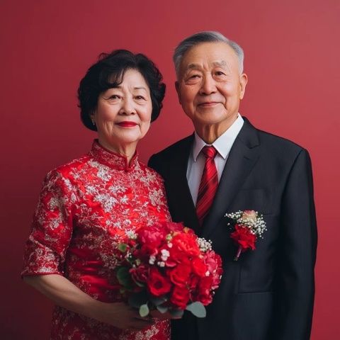 郑达夫妇甜蜜情侣装，共度温馨生日宴