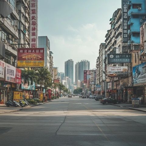 长沙乐和城周边：昔日繁华商业街现萧条景象，店铺倒闭一半