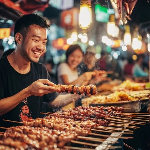 走进沙洲夜市，品尝这道道美味