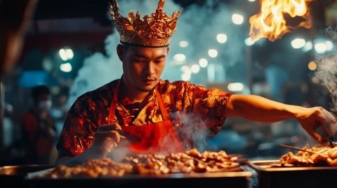 韩风来袭！再现街头烤肉风情