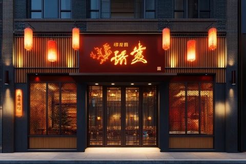 大兜路美食风景 岚山桥日本料理店