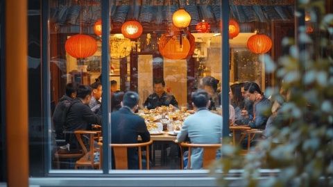 阴雨天里的美味邂逅：玉渊潭旁的烤鸭店探秘之旅