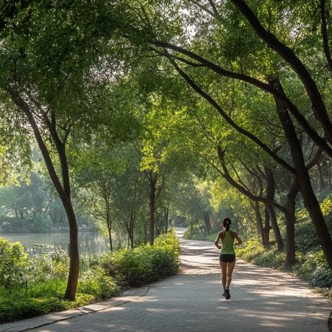 漫步泰达公园，邂逅美好风景