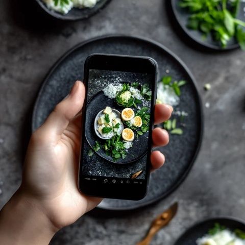 拍食物的技巧