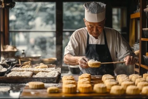 马鞍山和县南门特色烧饼摊：传承味蕾童年，咸甜兼备人气旺