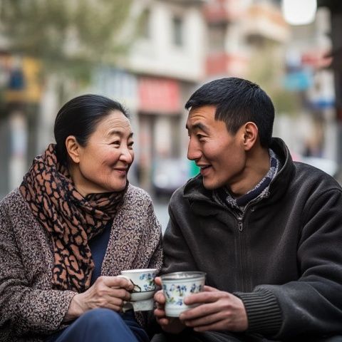 乌兰察布早餐：奶茶、鲜奶、蒸南瓜与鸡蛋白