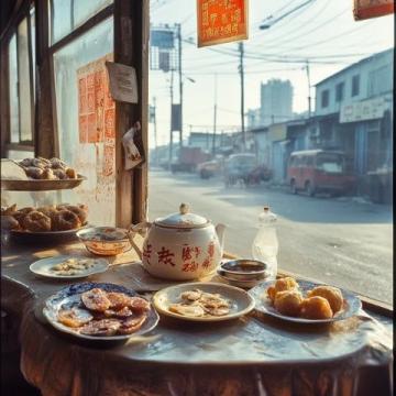 桂林火车北站里的美食与快餐