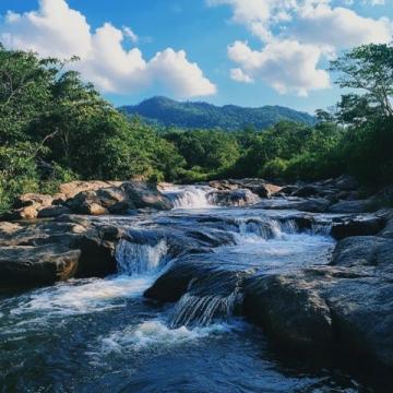 米东区独山子村网红打卡地，独特的小瀑布在何处？