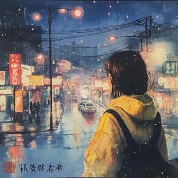 川西少数民族地区的一片夜色繁华