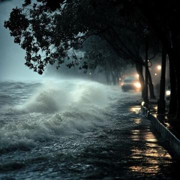 台风暹芭过境济南尾声 雨水充沛雨势平缓