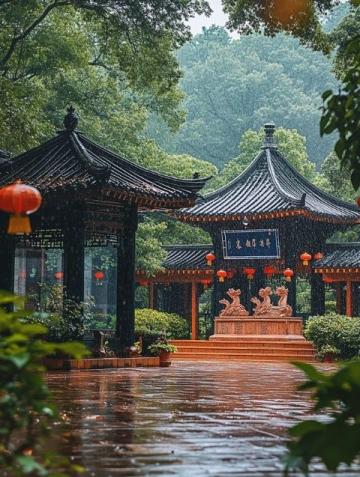 一场雪景温泉之旅:青城山下的温泉奇遇