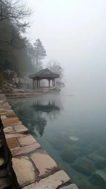 一场雪景温泉之旅:青城山下的温泉奇遇