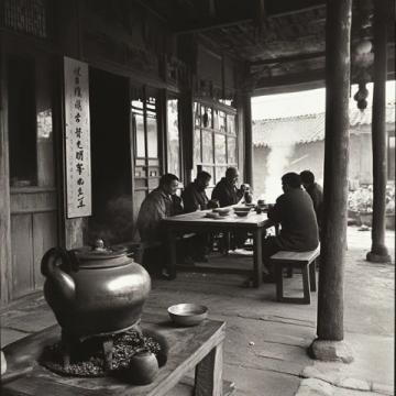 初冬围炉煮茶，不期而遇的温暖在村上后巷旧院中升起