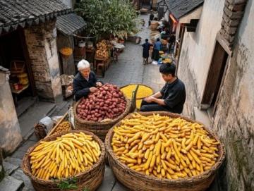 潮汕这片充满文化底蕴的土地，孕育了无数令人垂涎的美食，其中甘筒果又称马铃薯果